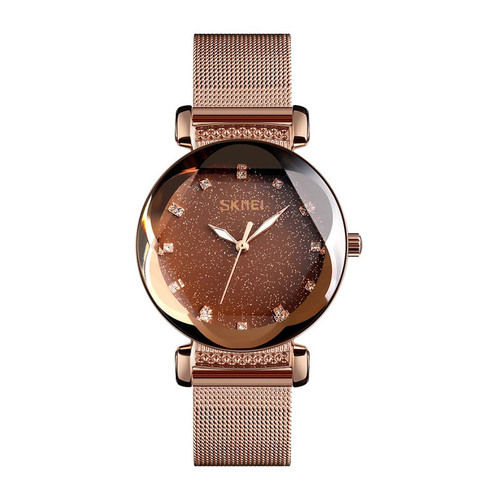 ساعت مچی عقربه ای زنانه اسکمی مدل 9188brown