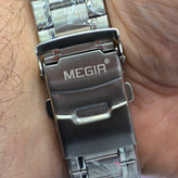 ساعت مچی مردانه مگیر(MEGIR) سه موتوره کرنوگراف اورجینال