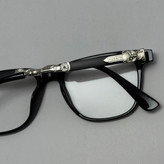 عینک بلوکات کروم هارتز مشکی نقره ای Chrome Hearts 2272 - کیفیت مستر