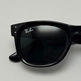عینک آفتابی ریبن ویفرر شیشه سنگ تمام مشکی به همراه پک کامل ریبن Rayban WAYFARER RB 0502S