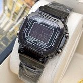 کاسیو جیشاک تمام فلزی CASIO G SHOCK 3459 دارای رنگبندی مشکی و طلایی و رزگلد مسی