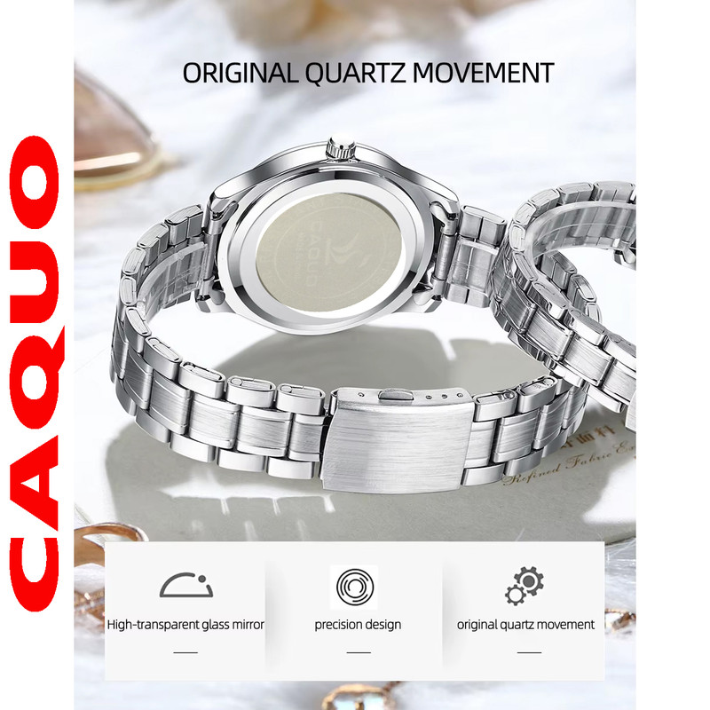 ست ساعت مچی زنانه و مردانه کاکیو مدل کلاسیک کژوال کد ca-u-sf1