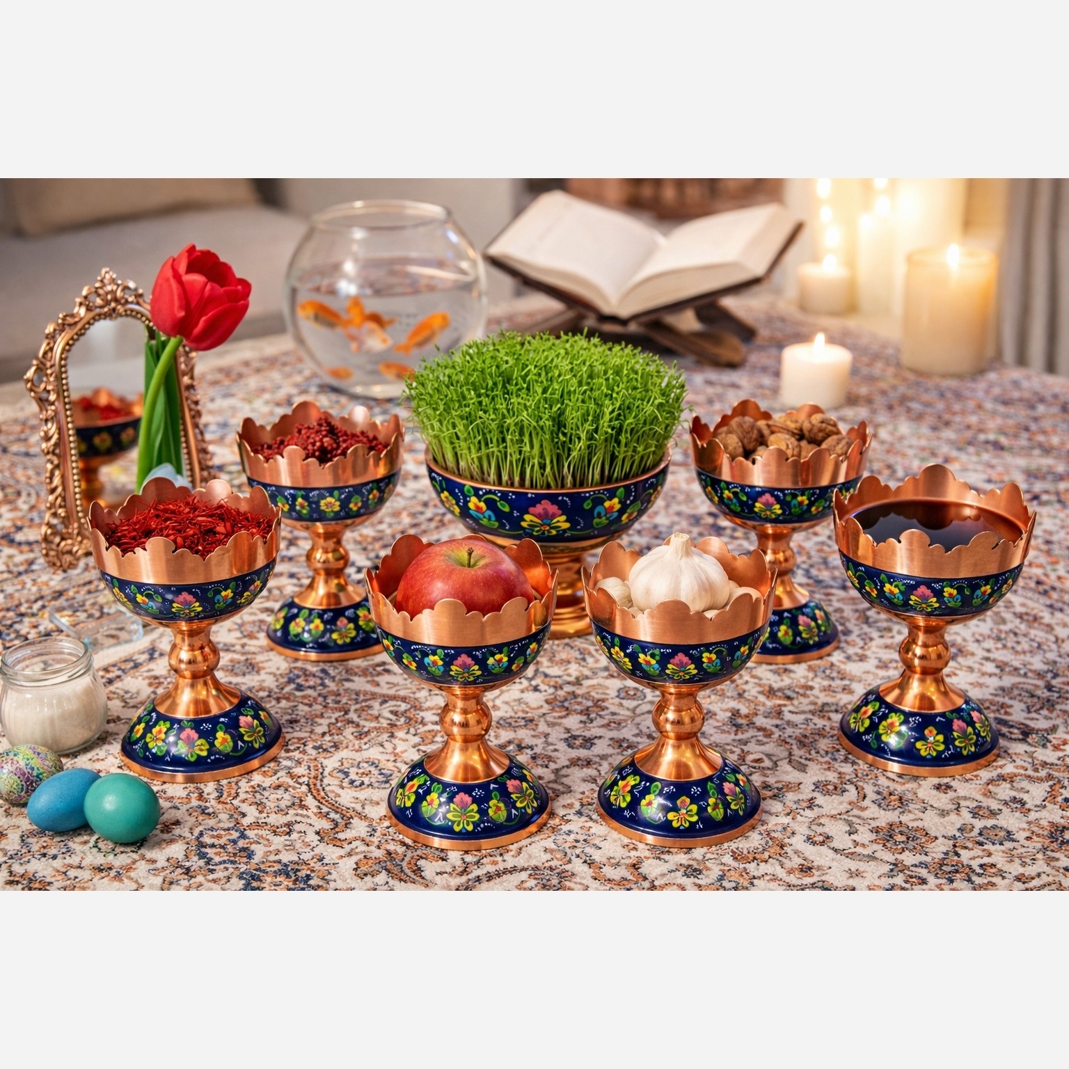 آجیل خوری،شکلاتخوری، قندان مس و پرداز سایز کوچک
