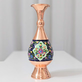 گلدان مس و پرداز ارتفاع25سانت به همراه جعبه فانتزی مناسب هدیه