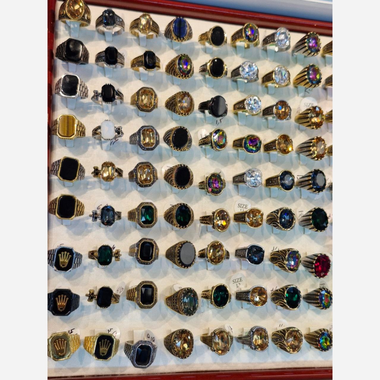 انگشتر استیل مردانه در تنوع بالا رنگ کاملا ثابت کد sm (پس کرایه)