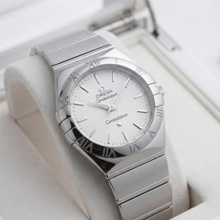 ست ساعت مردانه و زنانه استیل موتور ژاپن مارک معروف OMEGA امگا ارسال رایگان