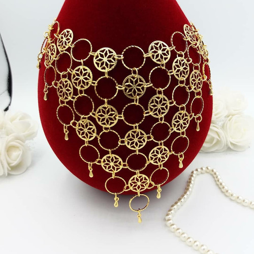 طوق گردنی زنانه و دخترانه زیبا و خاص برای مجالس پوشش کامل گردن ارسال رایگان