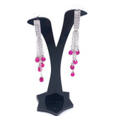 گوشواره آویز زنانه کلیو مدل جواهری KYG015
