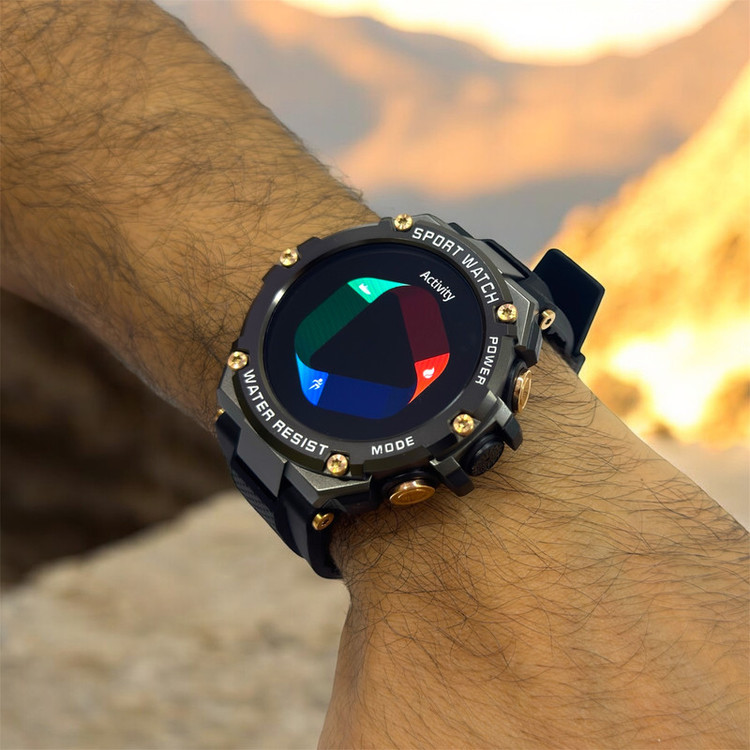 ساعت هوشمند 1.5 اینچی مدل T88 با بند سیلیکونی