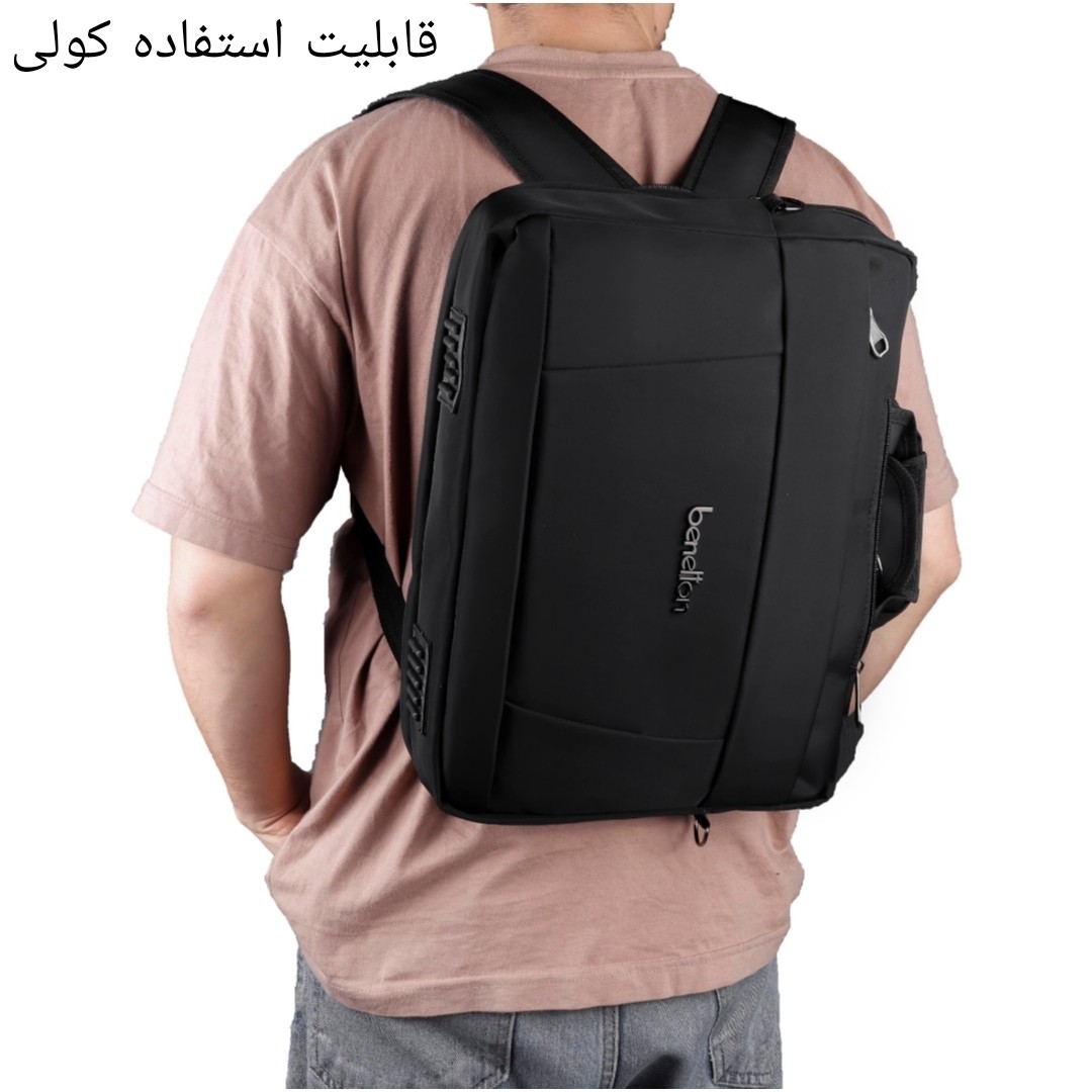 کیف لپتاپ مدل bnt-khrd مناسب لپتاپ تا16اینچ دوکاره کوله شو