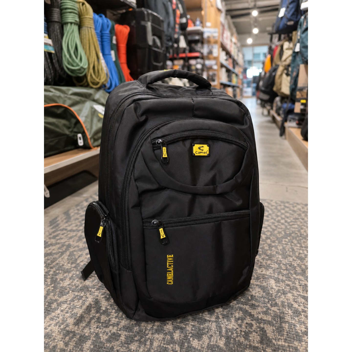 کوله پشتی دانشجویی ، مسافرتی حرفه ای ( جا لپ تاپی دار ) Dravalter مدل Camel