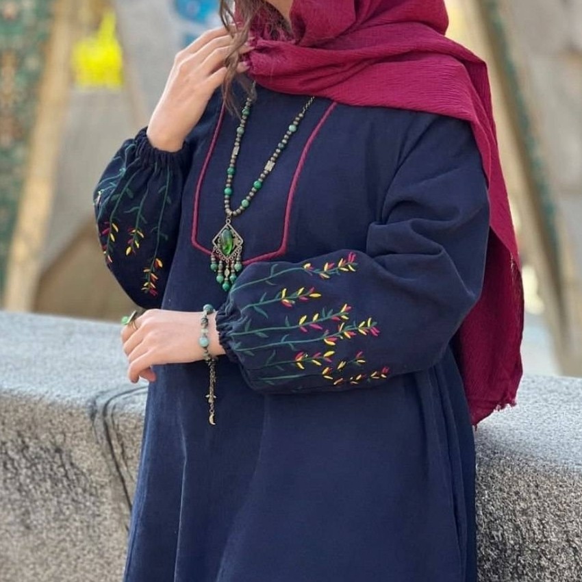 کفتان گلدوزی شیک و جذاب زنانه از سایز 44 تا 50
