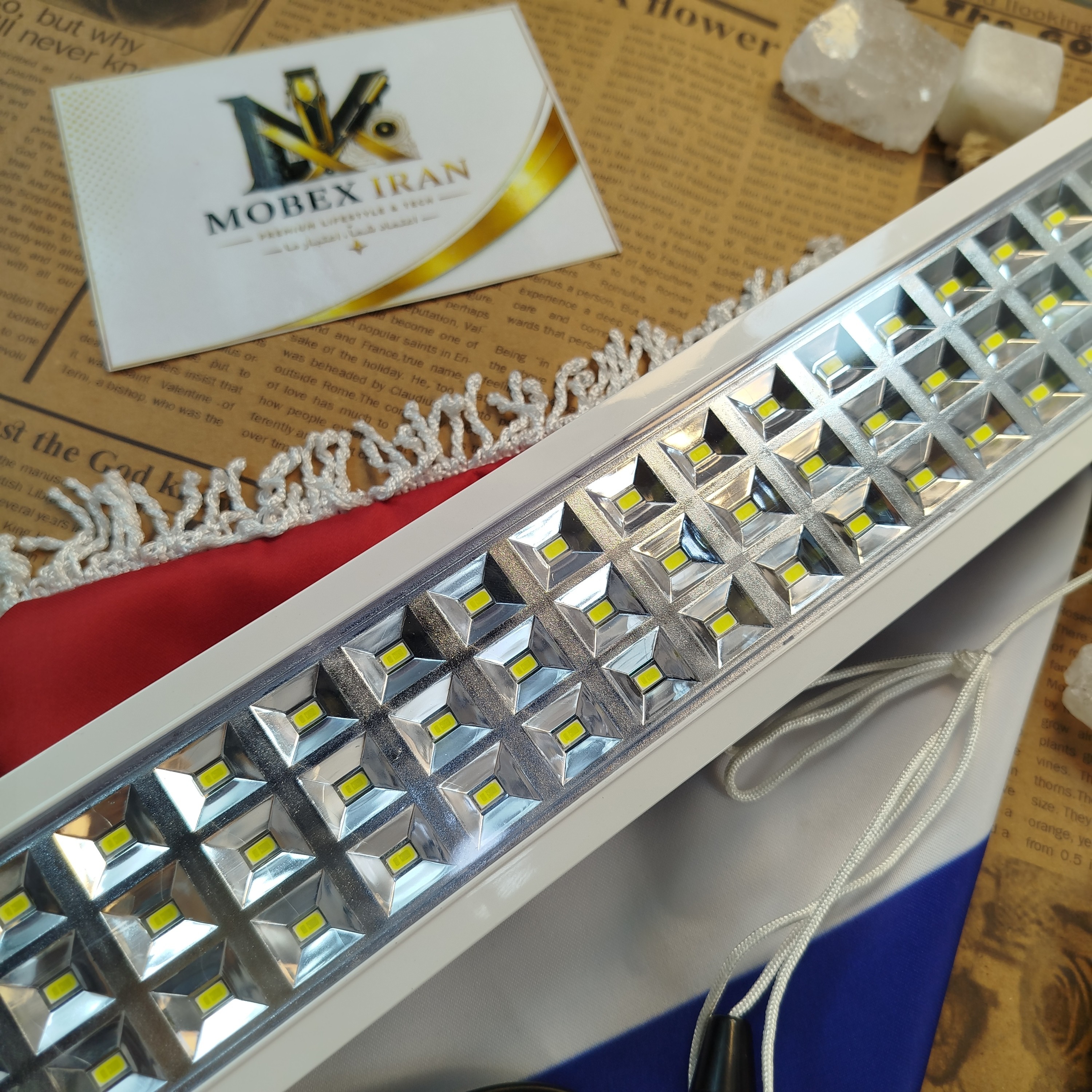 چراغ شارژی حرفه ای/سایز بزرگ درجه یک پر نو/وارداتی/گارانتی کتبی