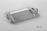 سینی استیل وارداتی نگیر مستطیل/دسته دار/با ضمانت کتبی