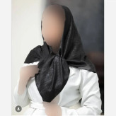 روسری کوپرا مشکی اعلا قواره 125