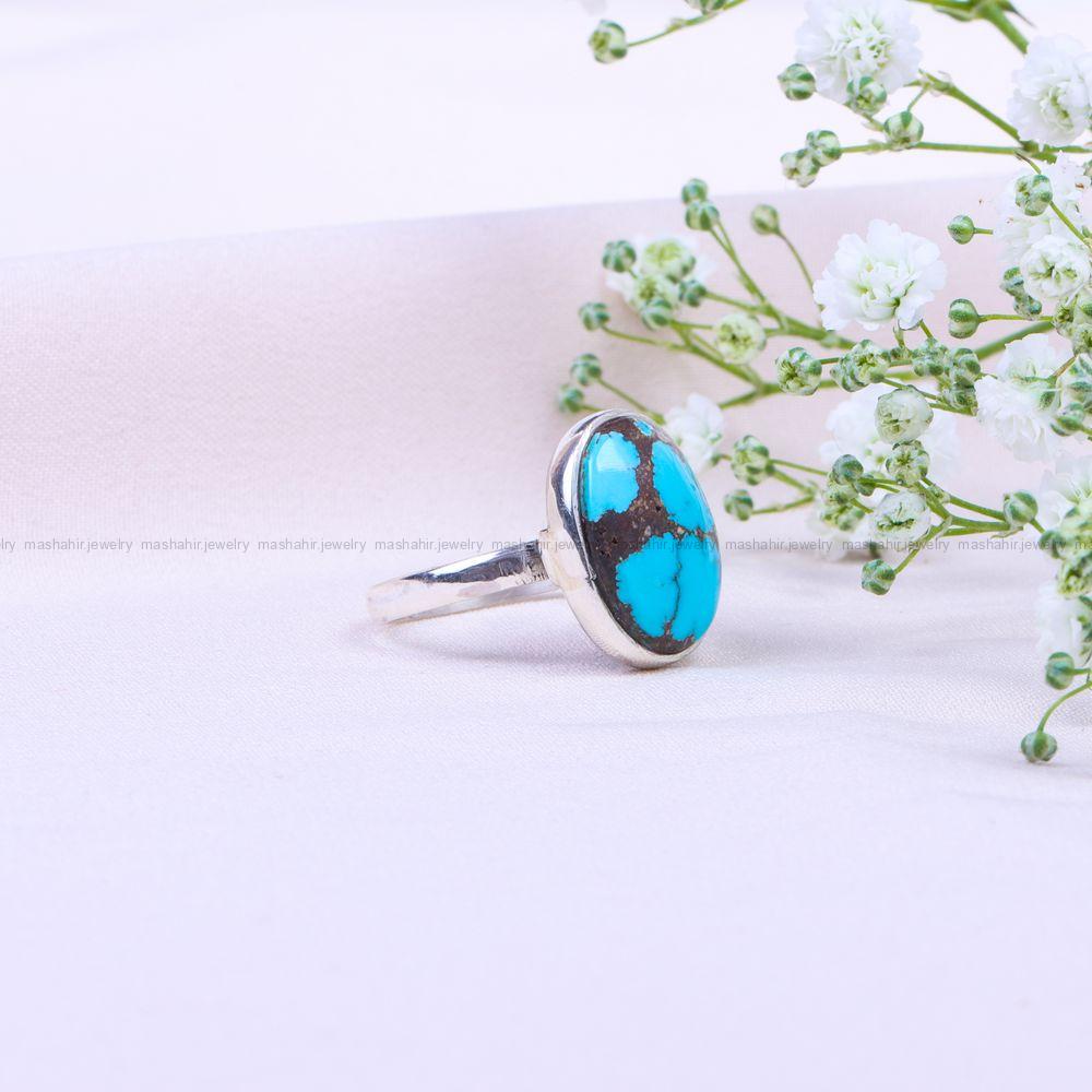 انگشتر فیروزه شجری زنانه کد 9792