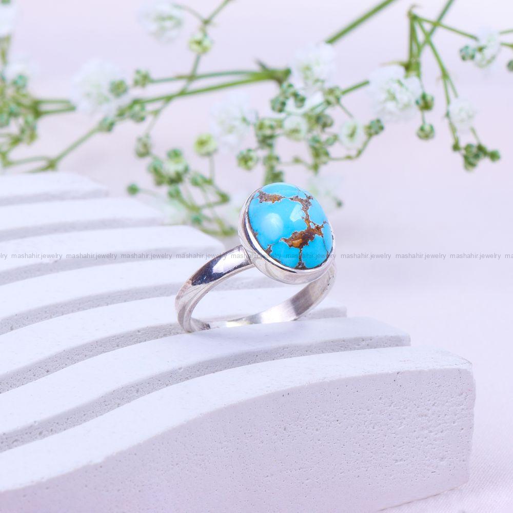 انگشتر فیروزه شجری زنانه کد 9797