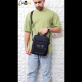 کیف دوشی مردانه برزنتی دیبا کت کوچک مشکی