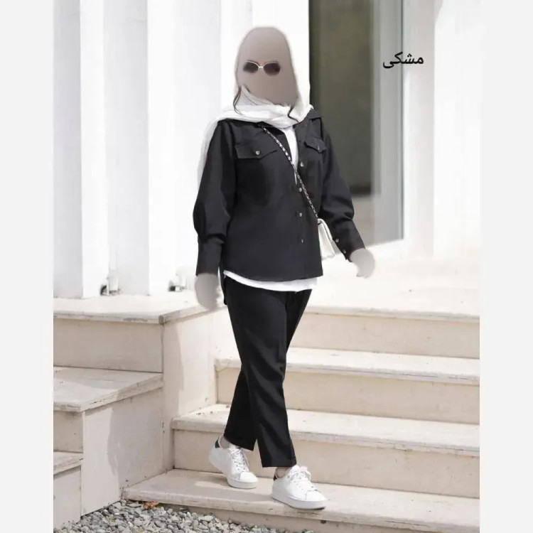 ست سه تیکه زنانه مدل مریم جنس پرشین مکانیک و داکرون فری سایز