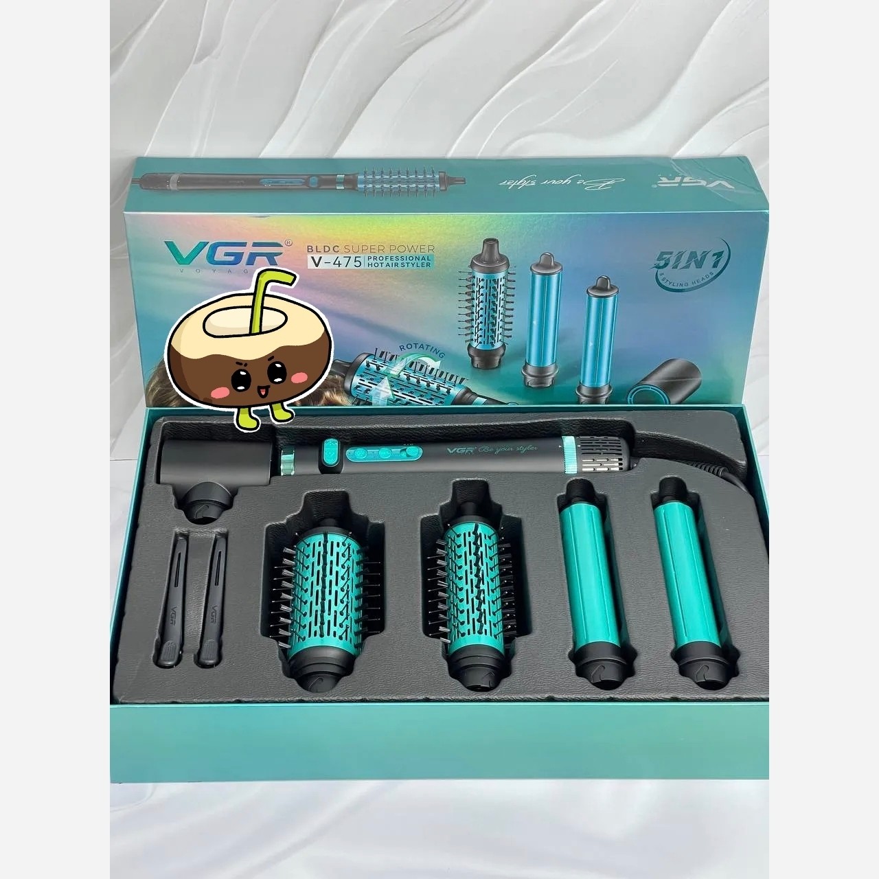 برس حالت دهنده مو حرفه ای وی جی آر VGR V-475