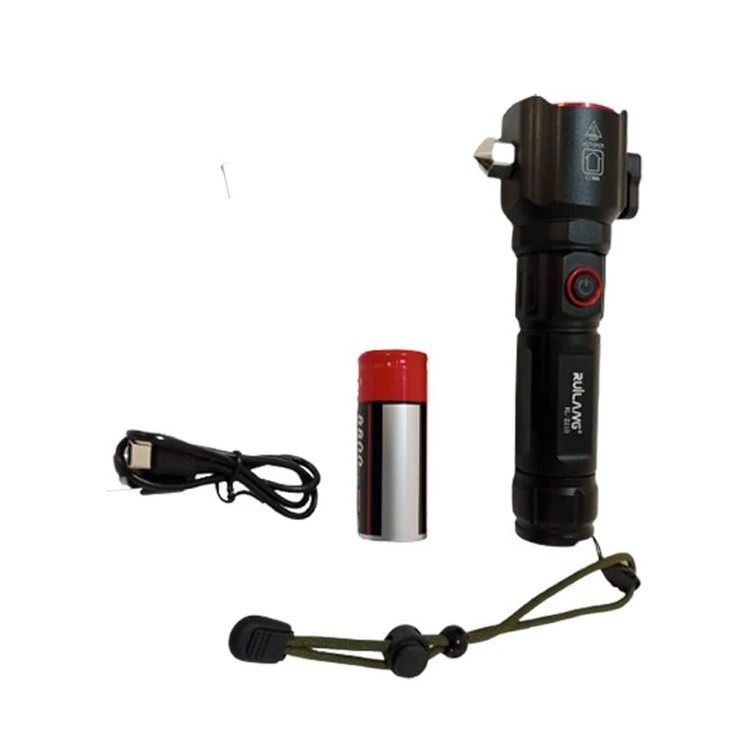 چراغ قوه شارژی دستی رویلانگ مدل RUILANG RL-2210 پلیسی زوم دار (تضمین سلامت و اصالت کالا) ( گناوه مارکت )