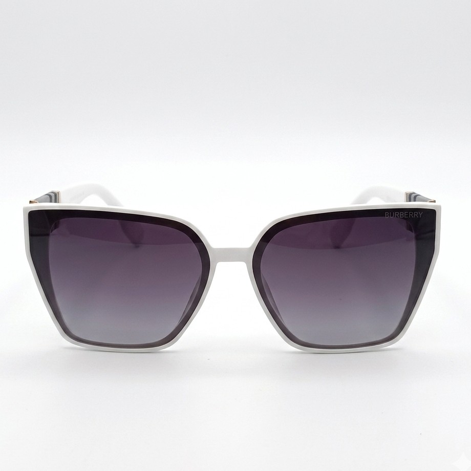 عینک آفتابی زنانه باربری uv400 پلاریزه دودی دخترانه