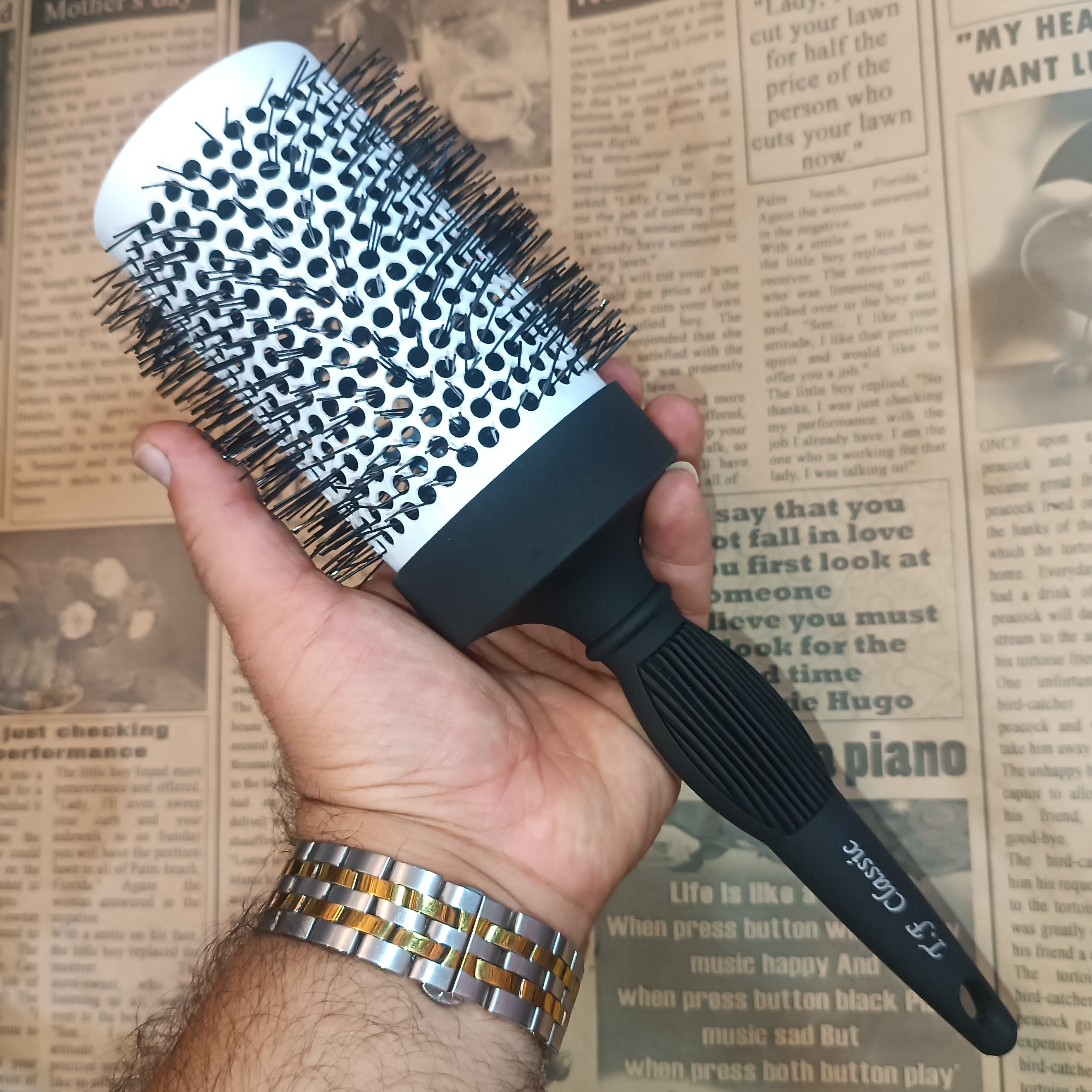 برس گرد نانو سرامیک یونیک سایز 65 برس سشوآر