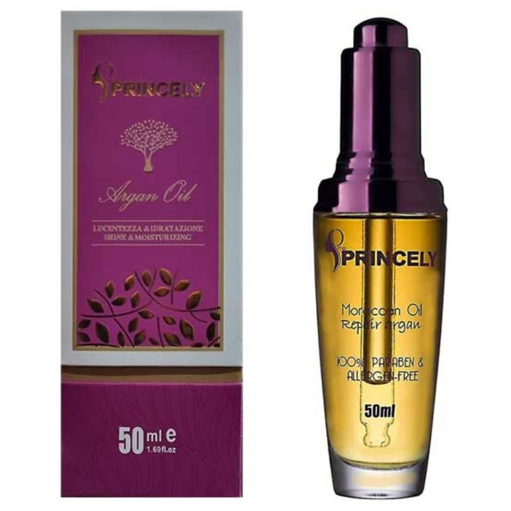 سرم مو آرگان پرنسلی اصل Princely ARGHAN OIL روغن آرگان پرانسلی