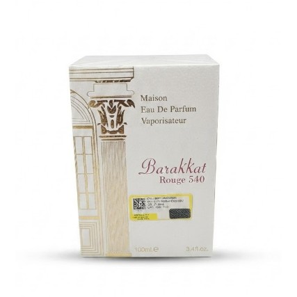 ادکلن باراکات رژ Barakkat Rouge540 اصل 100 میل عطر باراکات روژ barakkat rouge ادوپرفیوم باکارات رژ Baccarat باکارات روج