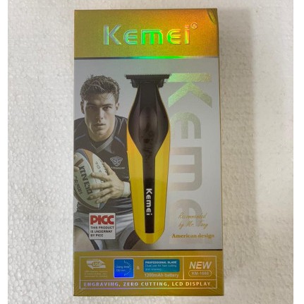 ماشین اصلاح خط زن و صفر زن موی سر و صورت شارژی کیمی مدل km-1688.