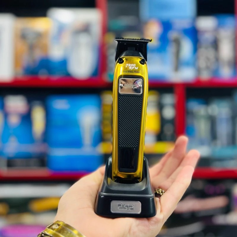 ماشین اصلاح صفر زن خط زن حرفه ای سالنی موتور براشلس دی اس پی DSP 91408