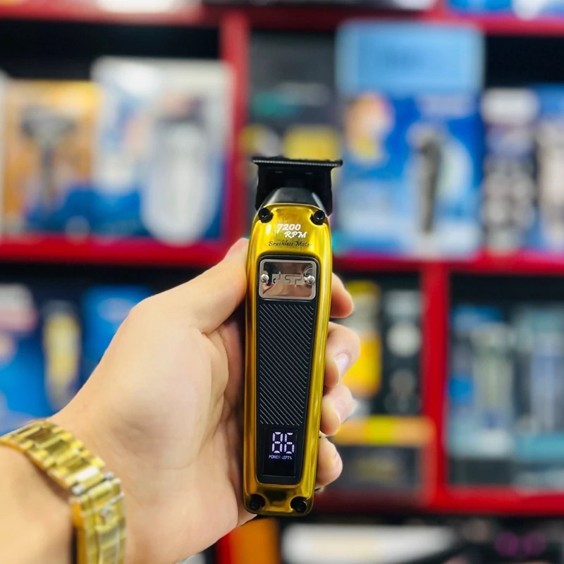 ماشین اصلاح صفر زن خط زن حرفه ای سالنی موتور براشلس دی اس پی DSP 91408..