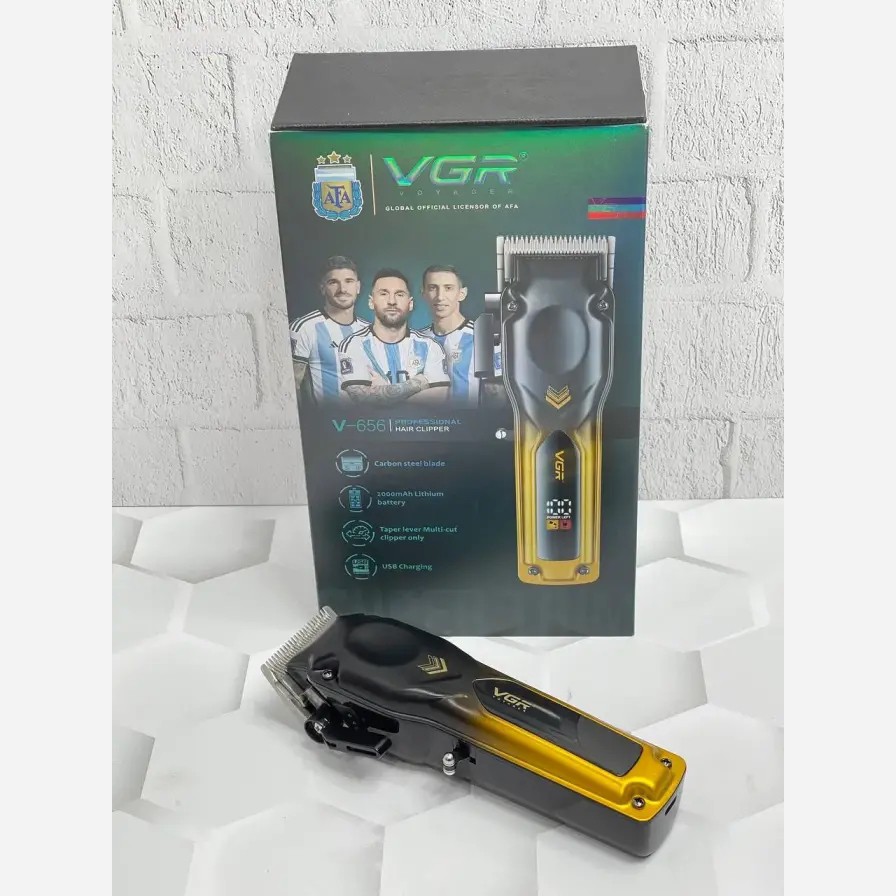 ماشین اصلاح حجم زن موی سر کلیپر حرفه ای وی جی آر مدل V-656.