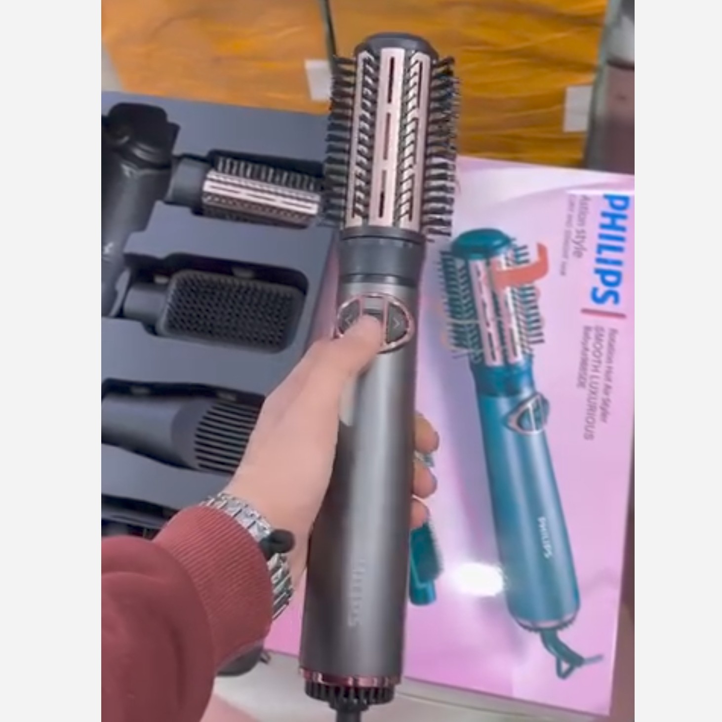 سشوار چرخشی حرفه ای فلیپس اورجینال PHILIPS pro as988sed
