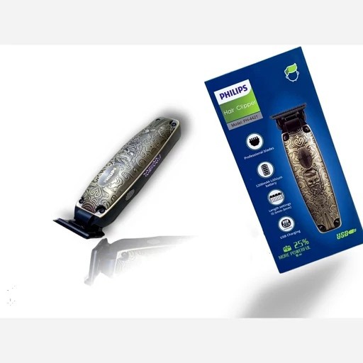 دستگاه صفر زن و فید زن فلیپس Philips professional New Netherlands 4421 صفر زن تیغ نانو ضد حساسیت سایه زن حرفه ای جدید
