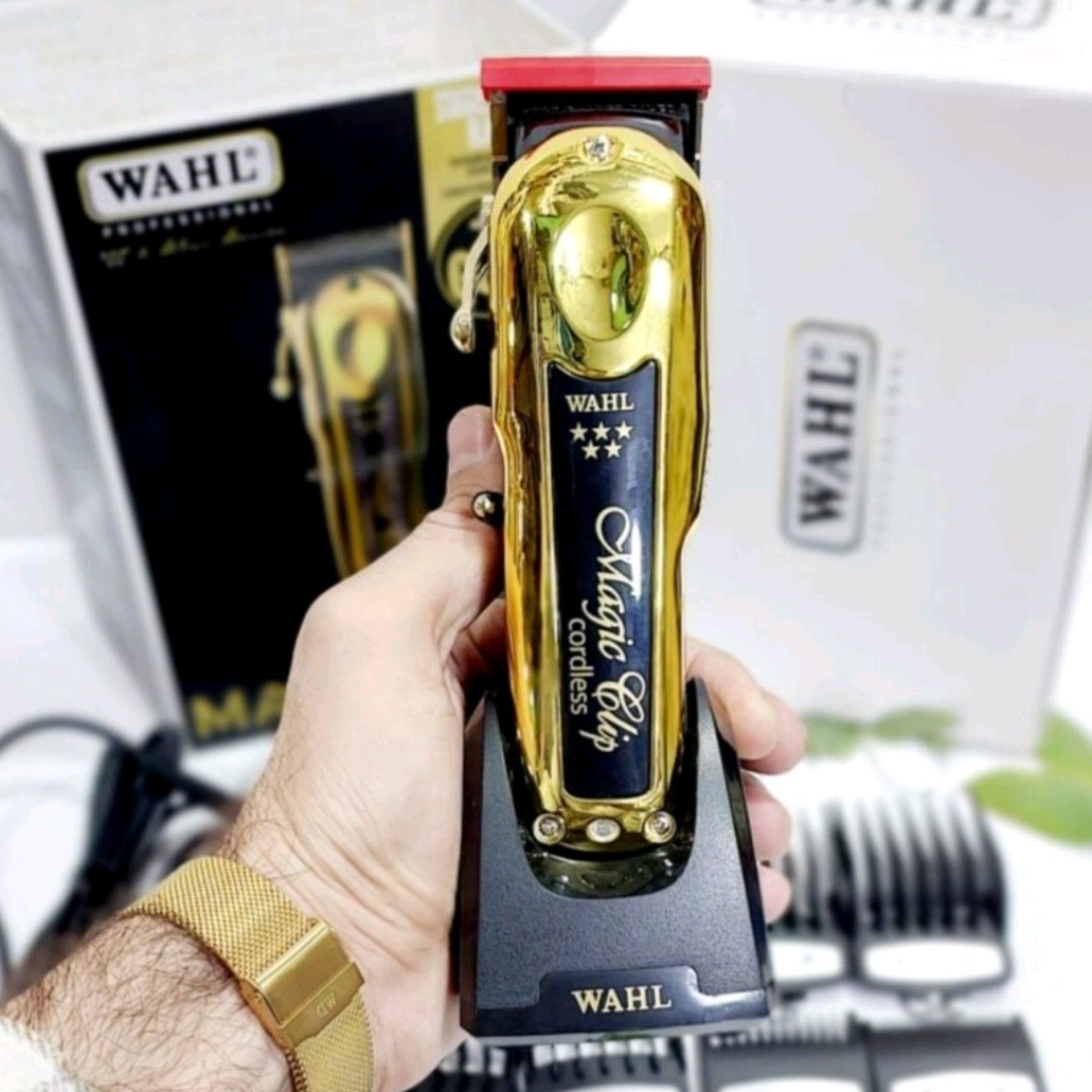 ست ماشین اصلاح مجیک کلیپ گلد سفارش آمریکا وخط زن دیتیلر شارژی سفارش آمریکا