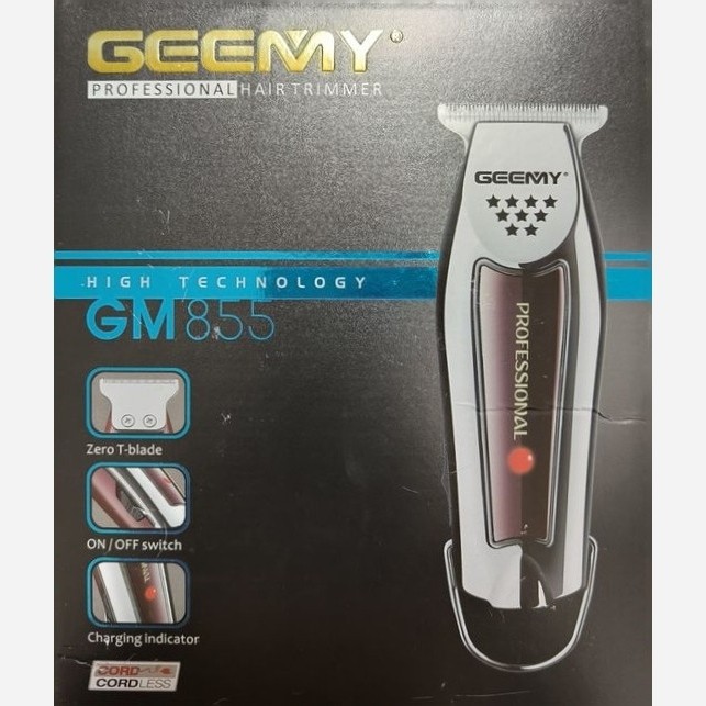 ماشین اصلاح حرفه ای موی سر و صورت جیمی GM855 (پک 5 عددی) و ریش تراش خط زن شارژی ( گناوه مارکت )