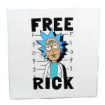 تابلو نقاشی بوم ریک سانچز انیمیشن ریک و مورتی طرح Free Rick