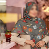 روسری مجلسی عیدانه نخی
