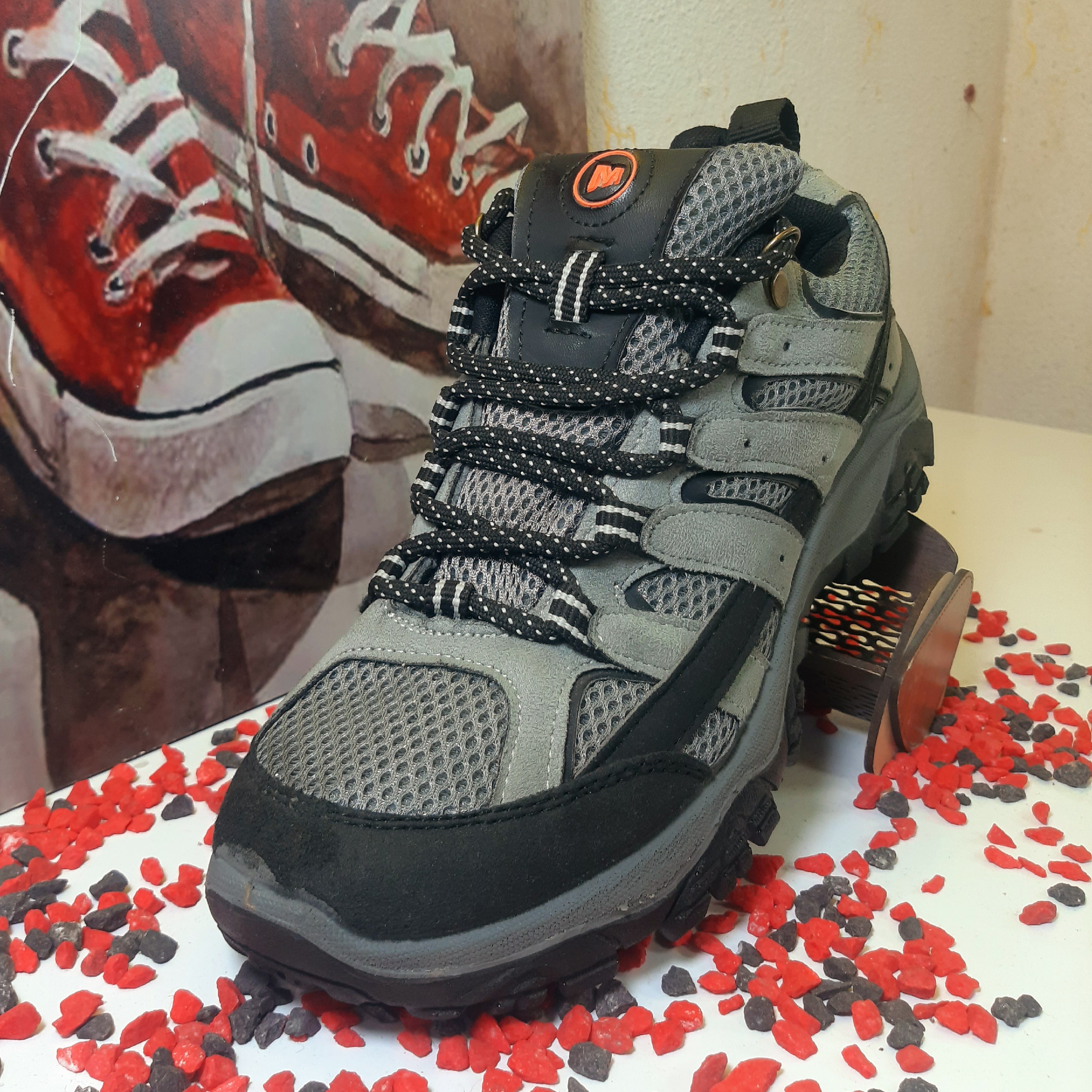 کتونی ورزشی مردانه مرل طوسی 40 تا 45 کفش Merrell