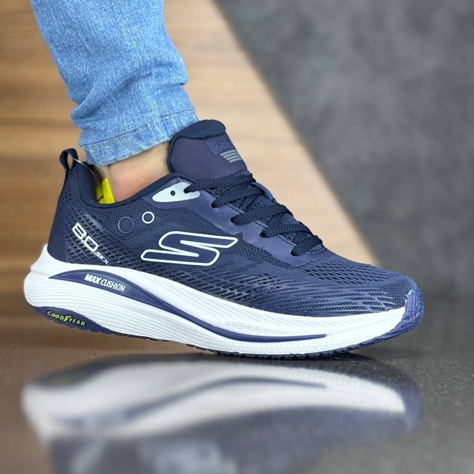 کتونی رانینگ اسکیچرز مردانه مدل Skeshers Max Cushion