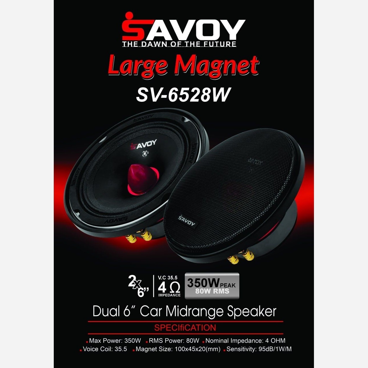 میدرنج 6 اینچ ساووی مدل SV-6528 W