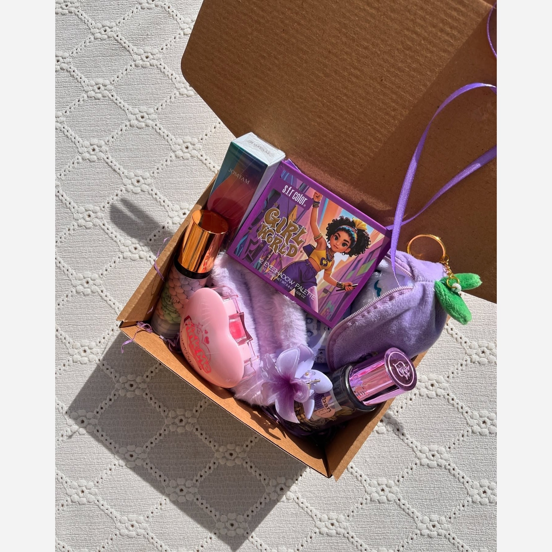 پک هدیه 10 عددی هدیه آرایشی مراقبتی کادو هدیه فانتزی کیوت کاربردی پینترستی