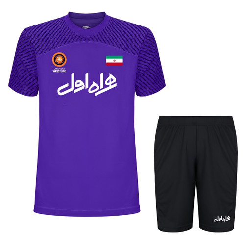 ست تیشرت و شورت کشتی اعلا سایز 2XS تا 2XL