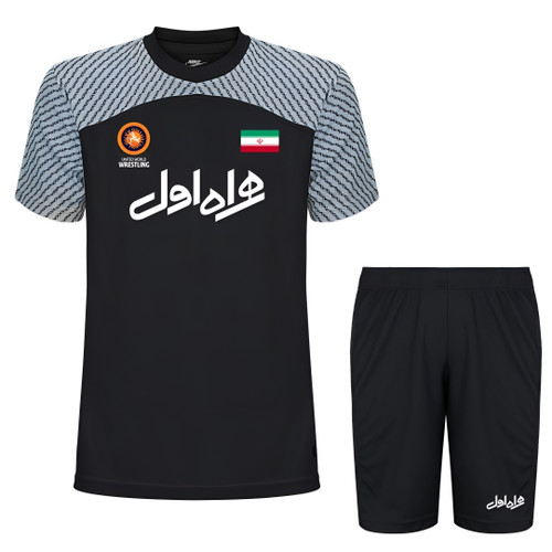 ست تیشرت و شورت کشتی اعلاء سایز 2XS تا 2XL