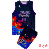 ست لباس بسکتبال جرزی اعلا سایز L تا 6XL (ارسال رایگان و خرید قسطی)