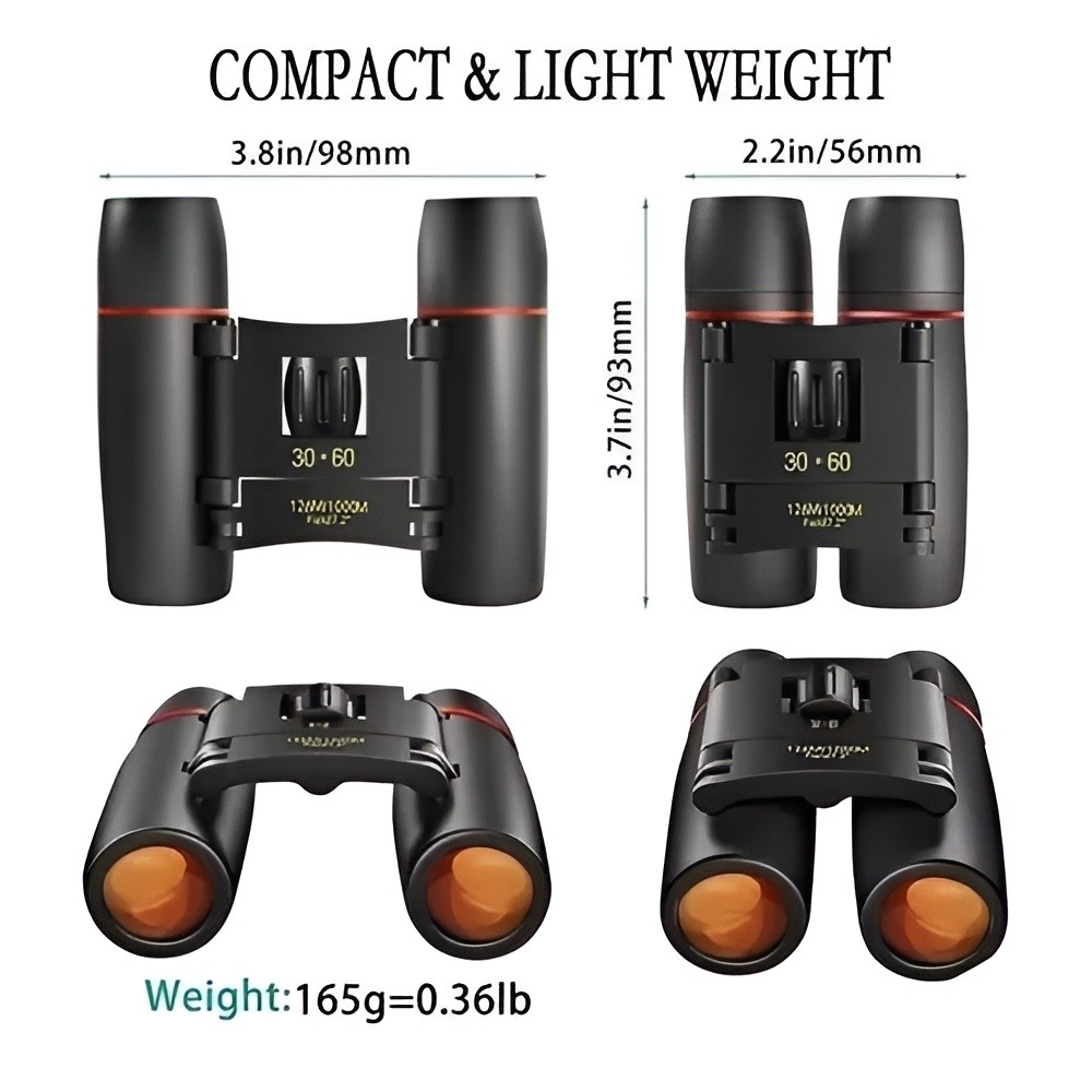 دوربین شکاری دوچشمی اورجینال جیبی و تاشو BINOCULARS (ارسال رایگان و خرید قسطی)