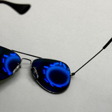 عینک ریبن خلبانی شیشه سنگ فریم نوک مدادی عدسی سبز آمریکایی آنتی رفلکس REYBAN AVIATOR RB 3025 با پک کامل (ارسال رایگان)