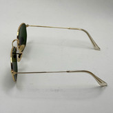 عینک ریبن هگزونال شیشه سنگ سیز فریم طلایی به همراه پک کامل ریبن کد Rayban RB 3548 (ارسال رایگان)