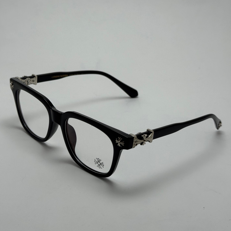 عینک بلوکات کروم هارتز مشکی نقره ای Chrome Hearts 2273 با پک کامل کروم هارتز - کیفیت مستر (ارسال رایگان)